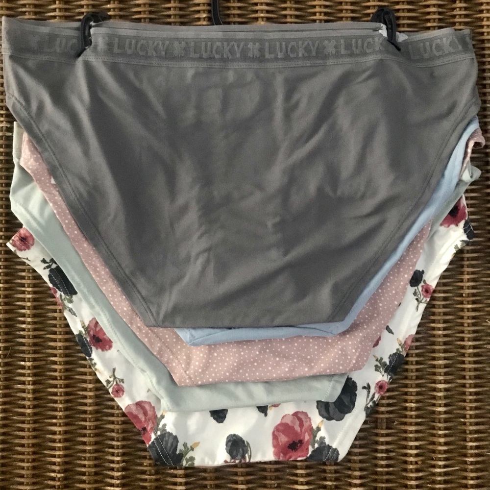 Lucky Brand NWT Set of 5 Super Soft Bikinis Sz XL - Picture 4 of 4